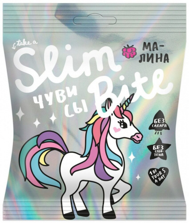 Мармелад фруктово-ягодный Take a Slim Bite "Со вкусом малины", 20 гр