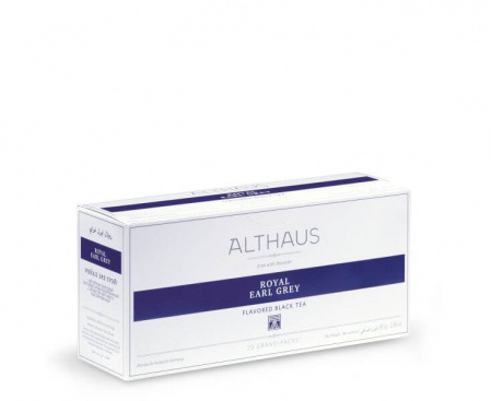 Чай черный для чайника Royal Earl Grey (Роял Эрл Грей), 20 пак., Grand Packs, Althaus