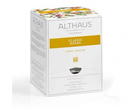 Чай травяной Classic Herbs (Традиционные Травы), 15 пирамидок, Pyra-Pack, Althaus
