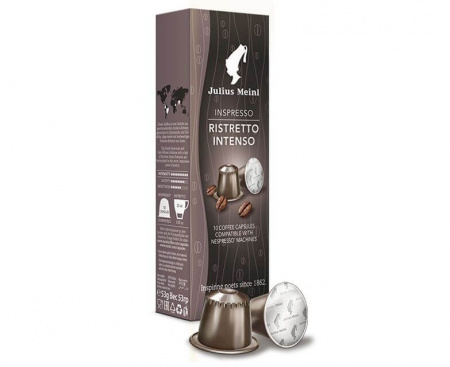 Кофе в капсулах РИСТРЕТТО ИНТЕНСО системы NESPRESSO 10 шт. по 5,3 г, Julius Meinl