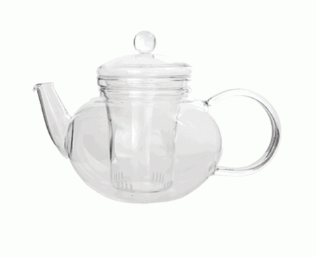 Чайник «Мико», 1.2 л, H16 см, L24.2 см, B14 см, прозрачный, стекло, Trendglas