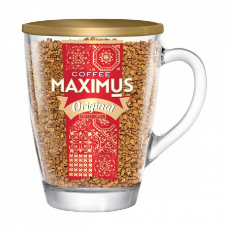 Кофе Maximus "Original", растворимый в стеклянной кружке, 70 гр