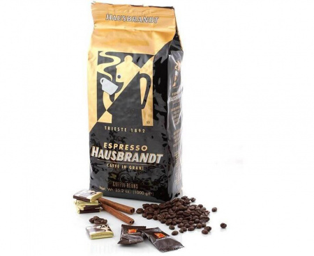 Кофе в зернах Espresso Hausbrandt, в/у 1 кг, Hausbrandt