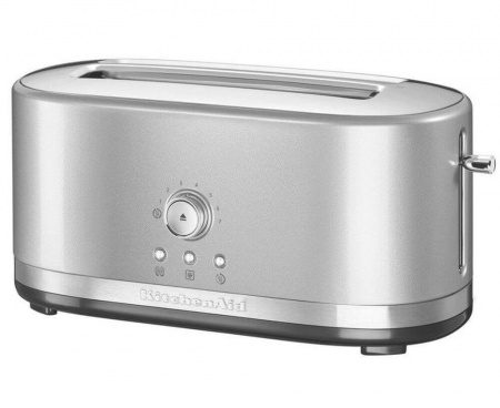 Тостер Artisan на 2 хлебца, удлиненные слоты, серебристый, 5KMT4116ECU, KitchenAid