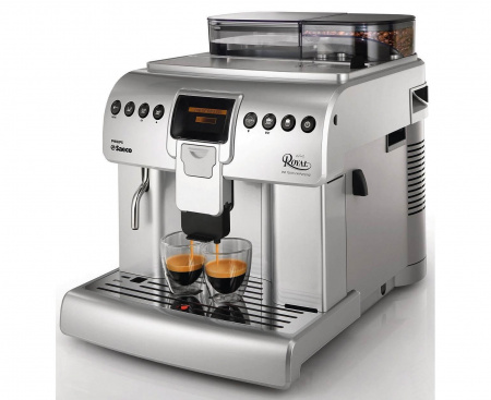 Кофемашина Royal One Touch Cappuccino (Saeco Aulika Focus), серебристая, Saeco