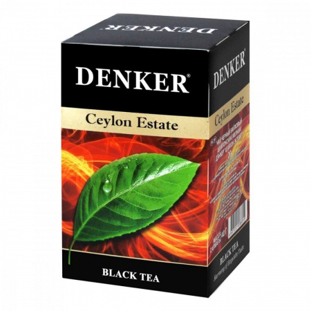 Чай Denker "Ceylon Estate", черный, 20 пакетиков