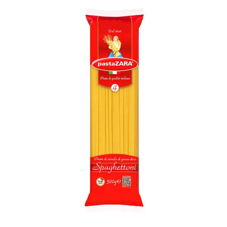 Макароны Pasta Zara "Спагетти Классические № 4", 500 гр