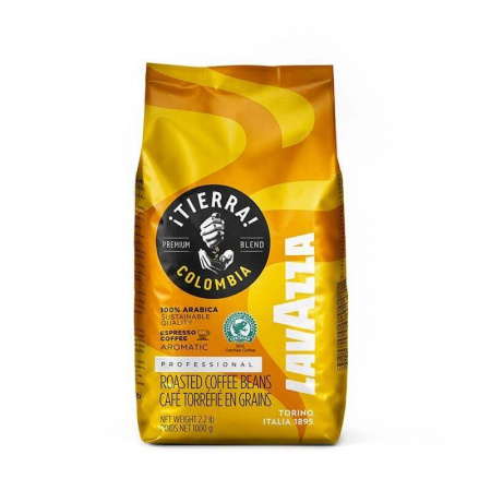Кофе Lavazza "Tierra Colombia", в зернах, 1 кг