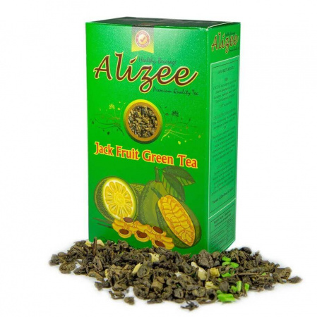 Чай Alizee "Jack Fruit Green Tea", зеленый листовой, 100 гр