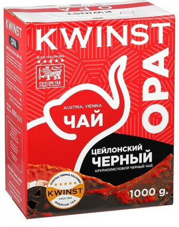 Чай Kwinst черный крупнолистовой, 1 кг