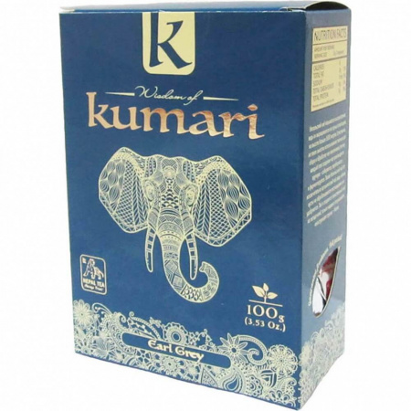 Чай Wisdom of Kumari "Эрл Грей", чёрный листовой с добавками, 100 гр