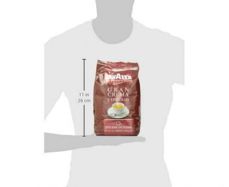 Кофе в зернах Gran Crema Espresso, пакет 1 кг, Lavazza