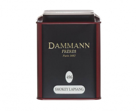 Чай черный №496 Smokey Lapsang / Смоуки Лапсанг, жестяная банка 100 г, Dammann