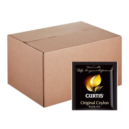 Чай Curtis "Original Ceylon Tea", черный листовой, 200 пакетиков по 2 гр