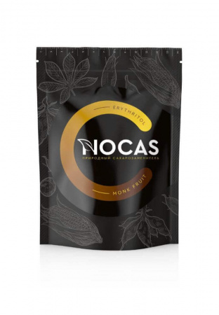Сахарозаменитель Nocas "Эритрит + монах фрукт", 300 гр