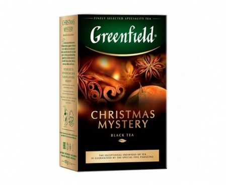 Чай черный листовой Christmas Mystery, 100 г, Greenfield