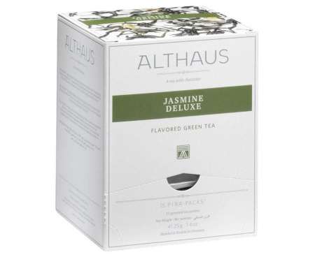 Чай зеленый Jasmine Deluxe (Жасмин Делюкс), 15 пирамидок, Althaus