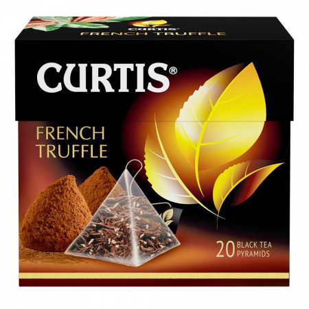 Чай Curtis "French Truffle", черный с добавками, 20 пирамидок