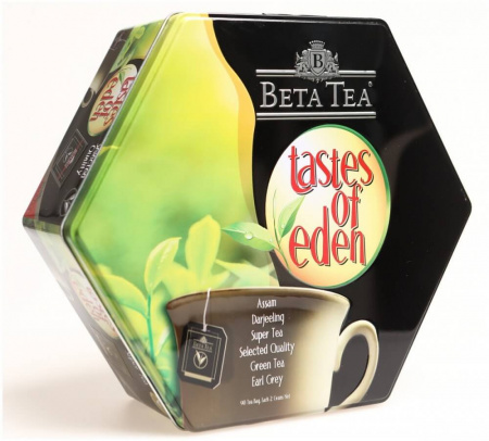 Чай Beta Tea "Райские вкусы", черный ароматизированный, ассорти, 90 пакетиков