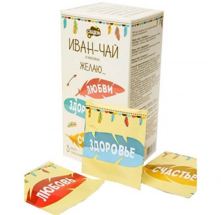 Чай Сладень "Иван-чай ассорти", 24 пакетика