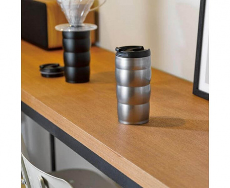 Термокружка Hario V60 “UCHI MUG”, серебристая, 350 мл, Hario