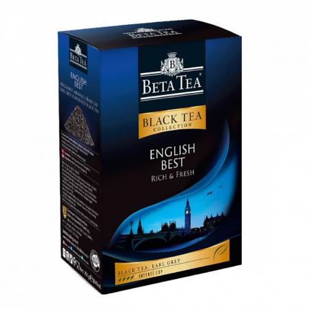 Чай Beta Tea "Английский лучший", с добавками, 100 гр