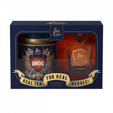 Чай Richard "Royal Grog Tea Set", листовой черный с добавками, 120 гр