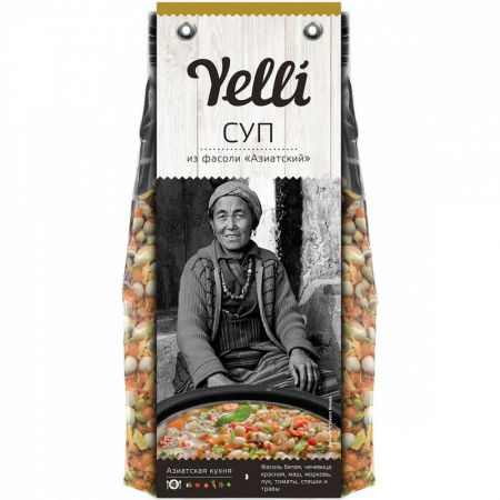Суп Yelli "Из фасоли | Азиатский", 250 гр