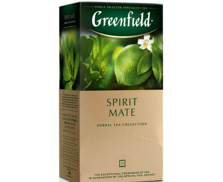 Чай травяной Spirit Mate, 25 пакетиков, Greenfield