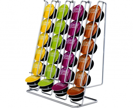 Держатель на 24 капсулы Dolce Gusto, хромированная сталь, Melitta