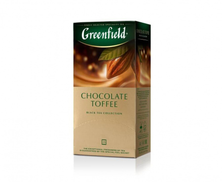 Чай черный Chocolate Toffee, 25 пакетиков, Greenfield