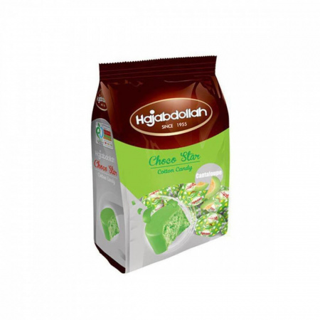 Конфеты из пишманье Hajabdollah "Choco Star со вкусом дыни", во фруктовой глазури, 180 гр