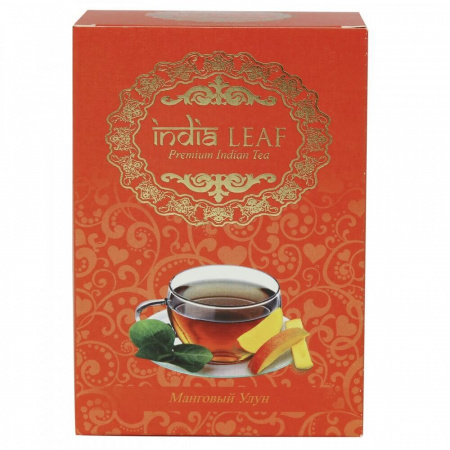 Чай India leaf "Манговый улун", зеленый с добавками, 100 гр