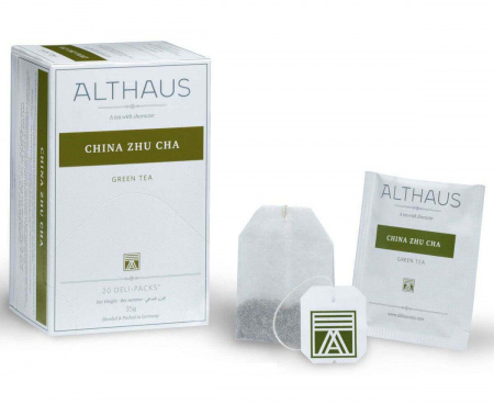 Чай зеленый China Zhu Cha (Китайский Жу Ча), 20 пак., Althaus