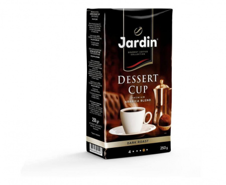 Кофе молотый Dessert Cup, вакуумный пакет 250 г, Jardin