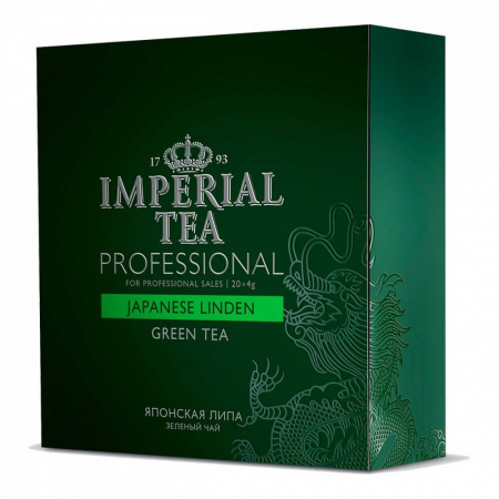 Чай Imperial Tea Professional "Японская липа", зеленый с липой, 20 сашетов