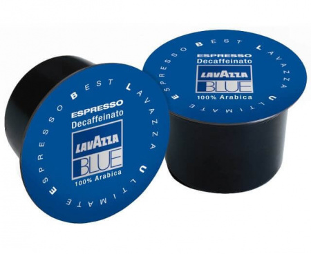 Кофе молотый в капсулах BLUE Espresso DECAFF(без кофеина), Lavazza