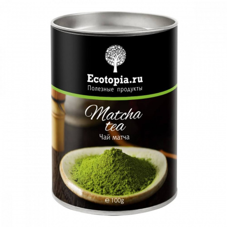 Чай Экотопия "Матча", японский зеленый, 100 гр