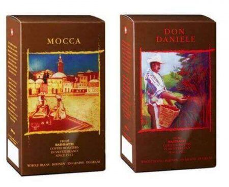 Подарочный набор кофе Дон Даниэль (молотый) + Мокка (молотый), 2 х 250 г, Badilatti