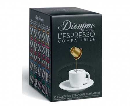 Кофе в капсулах L`espresso Spirito Della Tanzania, 50 капсул (для Nespresso), Diemme