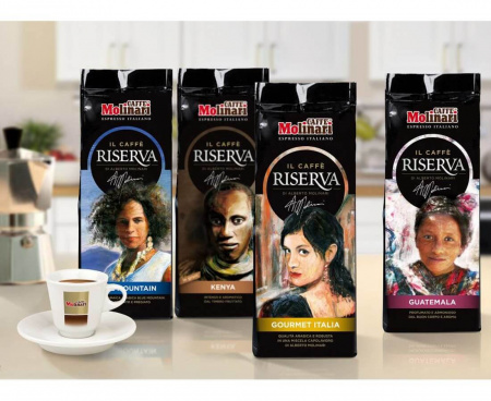 КОФЕ МОЛОТЫЙ RISERVA KENYA, ПАКЕТ 0.25 КГ, MOLINARI