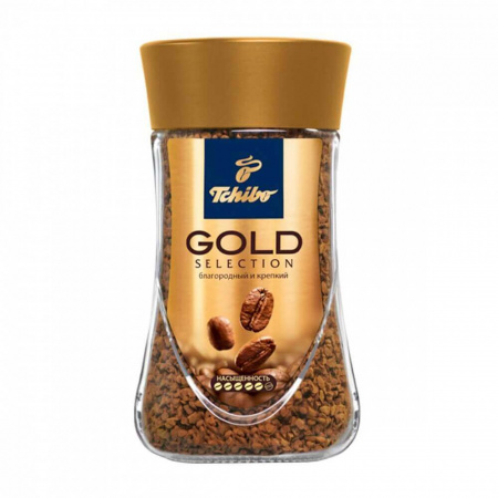 Кофе Tchibo "Gold Selection", растворимый, 190 гр