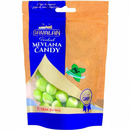 Конфеты Savalan "Turkish Mevlana Candy | Мята", 180 гр