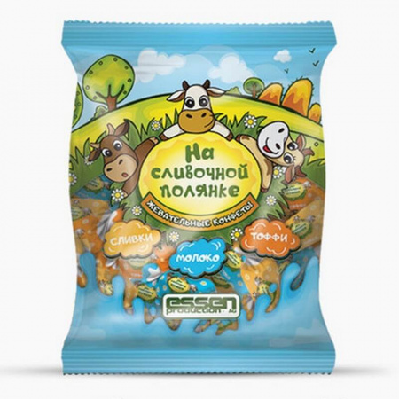 Конфеты Essen "На сливочной полянке", жевательные, 1000 гр