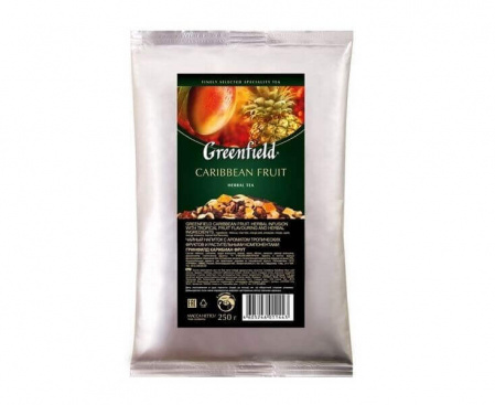 Чай фруктовый листовой Caribbean Fruit, 250 г, Greenfield