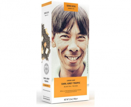 Черный чай Эрл Грей Тропик "Farmer's Tea" collection, 100 г, Sense Asia
