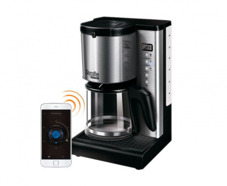 Умная кофеварка SkyCoffee M1509S, черная/серебро, REDMOND