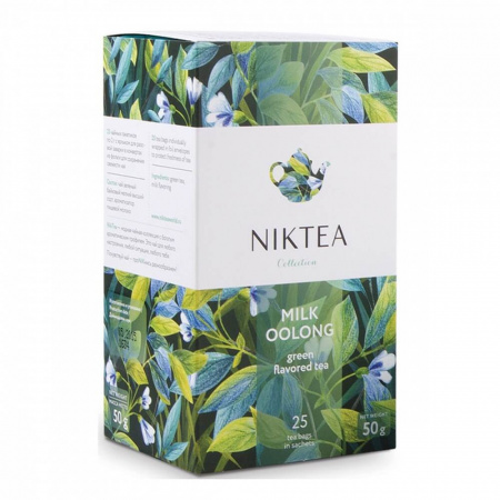 Чай Niktea "Milk Oolong", молочный улун, 25 пакетиков