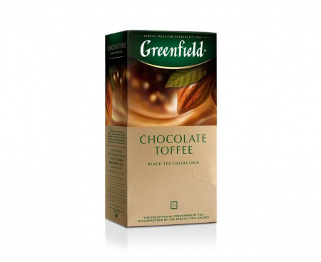 Чай черный Chocolate Toffee, 25 пакетиков, Greenfield