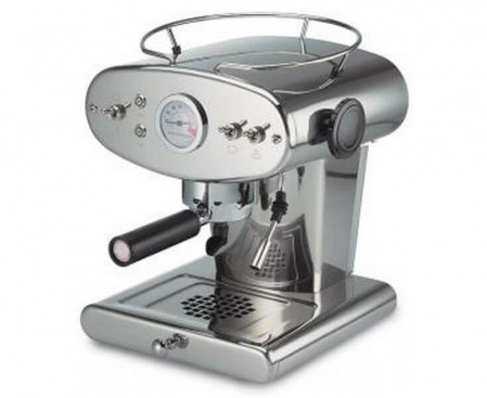 Кофеварка рожковая Francis Francis X1, стальная, Illy